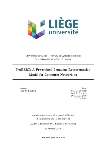Preview of NetBERT: A Pre-trained Language Representation Model for Computer Networking