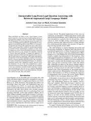 Preview of Interpretable Long-Form Legal Question Answering with Retrieval-Augmented Large Language Models